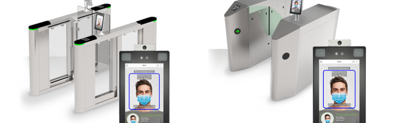 Access Control Turnstiles with Facial Recognition Biometrics